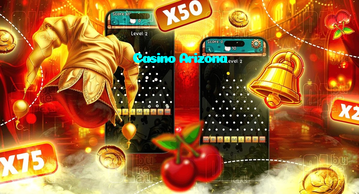 Casino Arizona casino presented on mobile device in Pakistan with slots and live games